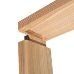 Vysoký dřevěný květináč geo pots 2