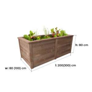 Vysoký vyvýšený záhon mamut 3