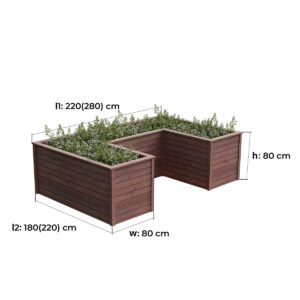 Vyvýšený záhon kombi atyp 7