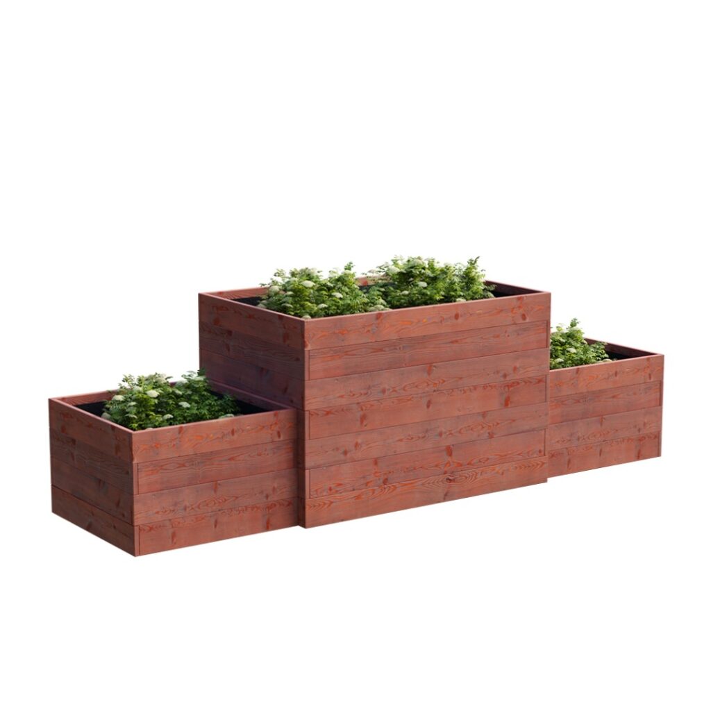 Vyvýšený záhon thermowood klasik atyp