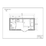 Zahradní domek mo house 2.3x4.9 2