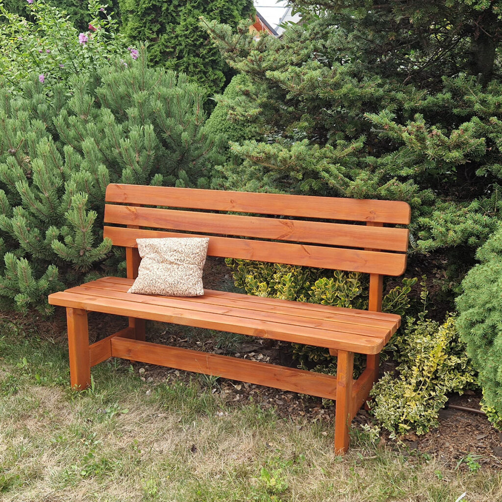 Zahradní lavice borovice klasik 1