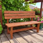 Zahradní lavice borovice klasik
