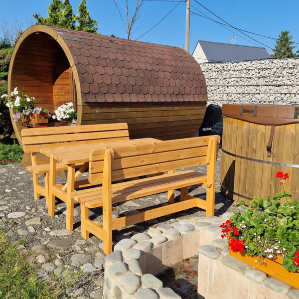 Zahradní lavice borovice klasik 4
