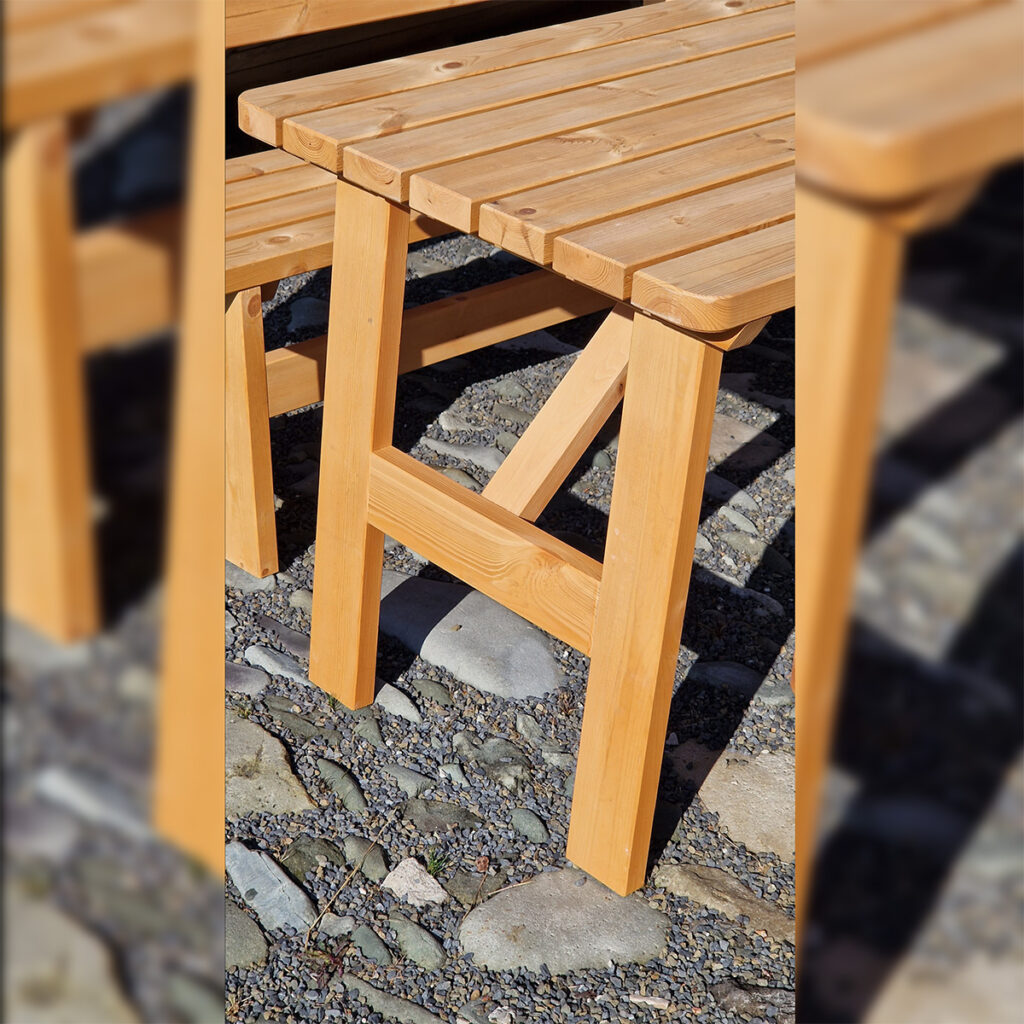 Zahradní lavice borovice klasik 6