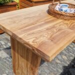 Zahradní lavice jasan masiv 3