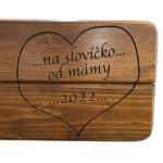 Zahradní židlička jasan masiv 3