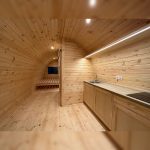 Zateplená kempingová chatka LUXUS s bočním vchodem