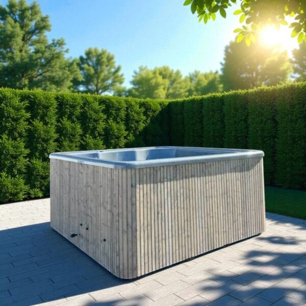 3D Granite QUADRO SPA LOUNGE. Elektrická vířivka s hydromasáží