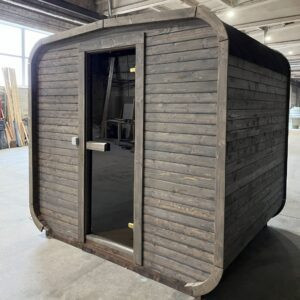 BDřevěná čtvercová sauna 2 m