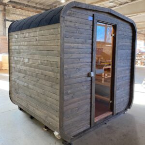 Dřevěná čtvercová sauna 2 m