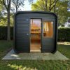 Dřevěná čtvercová sauna 2 m