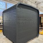 Dřevěná čtvercová sauna 2 m