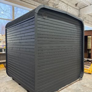 Dřevěná čtvercová sauna 2 m