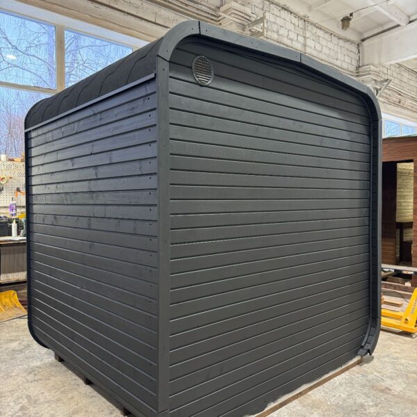 Dřevěná čtvercová sauna 2 m