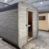 Dřevěná čtvercová sauna 2 m