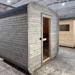 Dřevěná čtvercová sauna 2 m