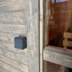 Dřevěná čtvercová sauna 2 m