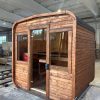 Dřevěná čtvercová sauna 2 m