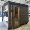 Dřevěná čtvercová sauna 2 m
