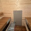 Dřevěná čtvercová sauna COMBI 4 m