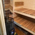 Dřevěná čtvercová sauna COMBI 5,4 m