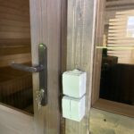 Dřevěná čtvercová sauna COMBI 5,4 m