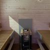 Dřevěná čtvercová sauna COMBI – 5 m