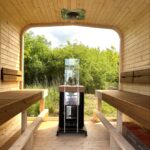 Dřevěná čtvercová sauna RELAX 3 m