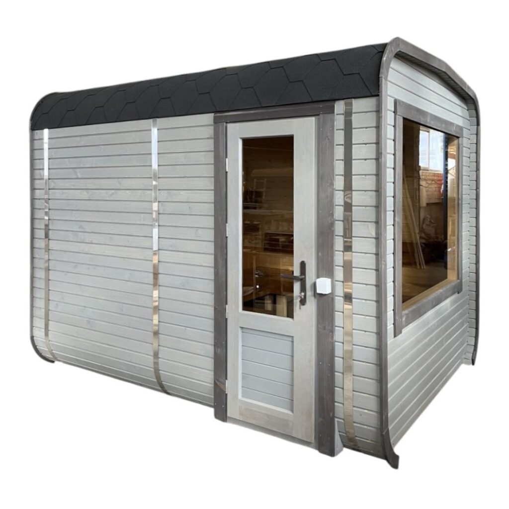 Dřevěná čtvercová sauna RELAX 3 m