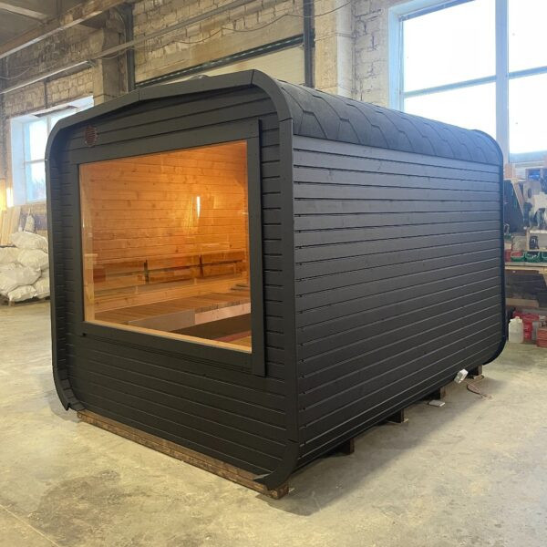 Dřevěná čtvercová sauna RELAX 3 m