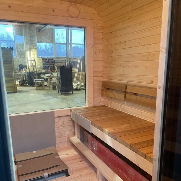 Dřevěná čtvercová sauna RELAX 3 m