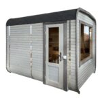 Dřevěná čtvercová sauna RELAX 3 m