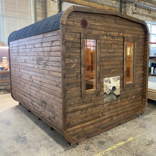 Dřevěná čtvercová sauna RELAX 3 m