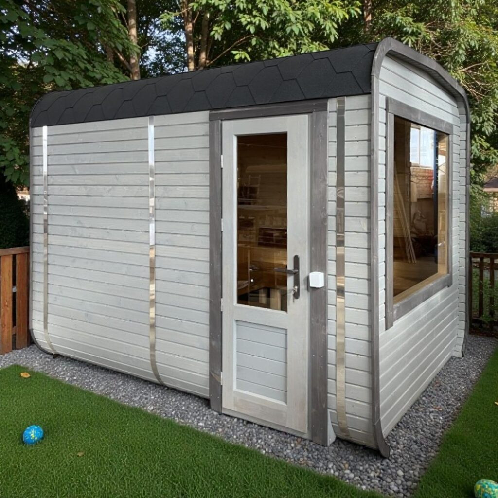 Dřevěná čtvercová sauna RELAX 3 m