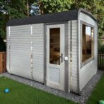 Dřevěná čtvercová sauna RELAX 3 m