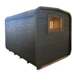 Dřevěná čtvercová sauna RELAX 3 m