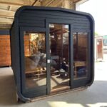 Dřevěná čtvercová sauna RELAX 3 m