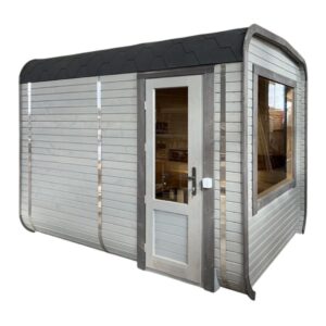 Dřevěná čtvercová sauna RELAX 3 m