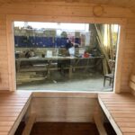 Dřevěná čtvercová sauna RELAX 3 m