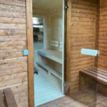 Dřevěná čtvercová sauna RELAX 3 m