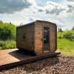 Dřevěná čtvercová sauna RELAX 3 m