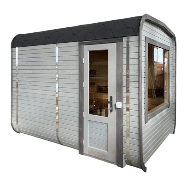 Dřevěná čtvercová sauna RELAX 3 m