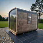 Dřevěná čtvercová sauna RELAX 3 m