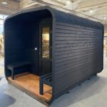 Dřevěná čtvercová sauna RELAX 3 m