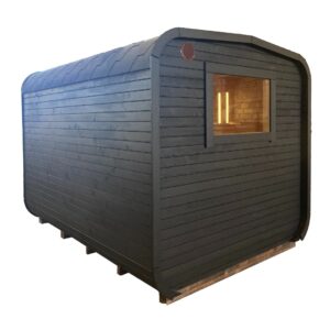 Dřevěná čtvercová sauna RELAX 3,5 m