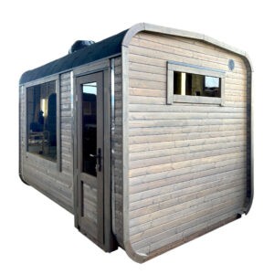 Dřevěná čtvercová sauna RELAX 3,5 m