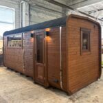 Dřevěná čtvercová sauna RELAX 5 m