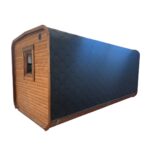 Dřevěná čtvercová sauna RELAX 5 m