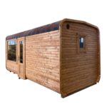 Dřevěná čtvercová sauna RELAX 5 m